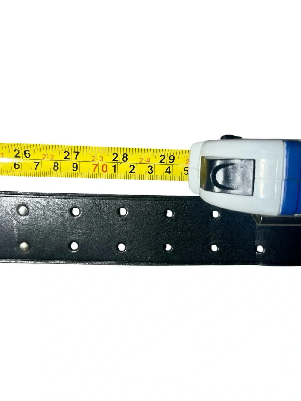 Vintage The Ritz Accessories Collection Women’s Black Leather Belt – Mixed Metal